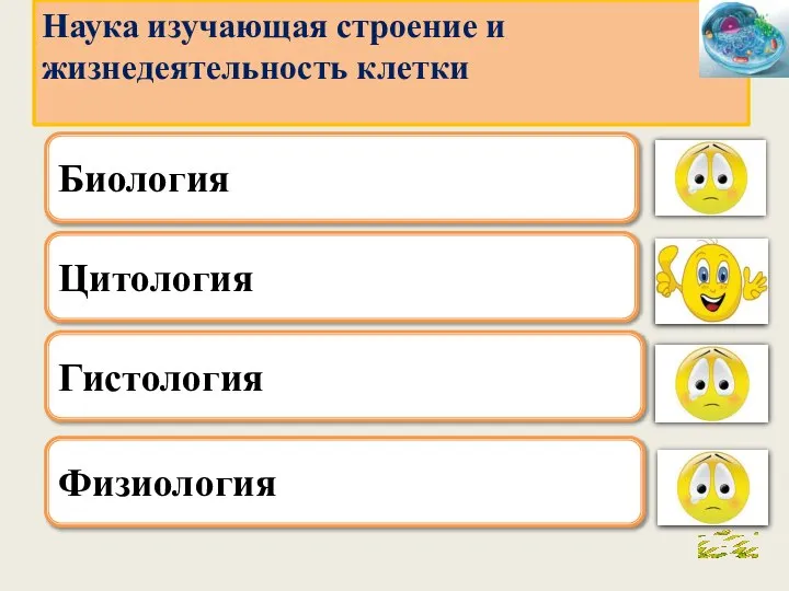 . Цитология Гистология Физиология Наука изучающая строение и жизнедеятельность клетки Биология