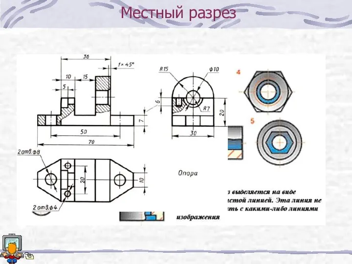 Местный разрез