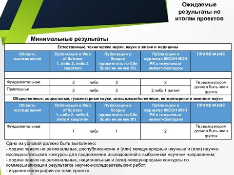 Проекты грантовое финансирование