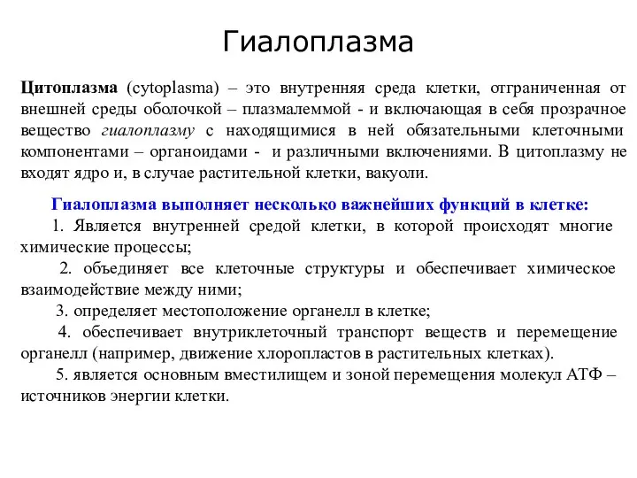 Внутренняя среда клетки. Цитоплазма гиалоплазма. Гиалоплазма гиалоплазма. Реакция внутренней среды клетки:.