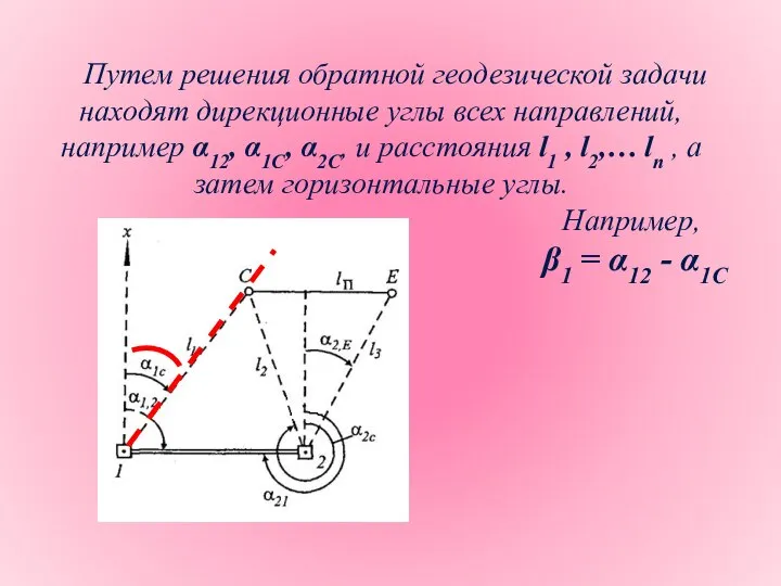 Решение обратных геодезических