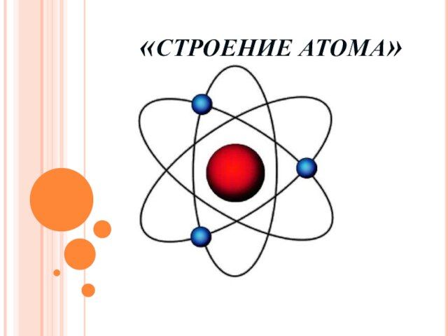 История открытия строения атома презентация